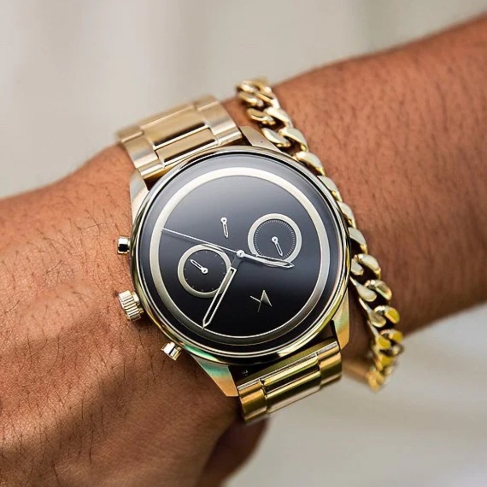 MVMT - POWERLANE GOLD TONE MEN'S WATCH  - BRAND NEW IN BOX WITH TAGS